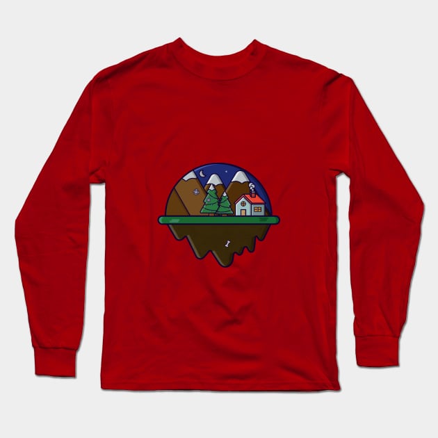 Skycabin Island - Icon Long Sleeve T-Shirt by Lionti_design